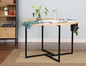 PROMOCJA Okrągły stół jadalny z blatem w dekorze dąb ALTO 120x120 II jakość