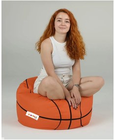 Pomarańczowy dziecięcy worek do siedzenia Basketball – Floriane Garden