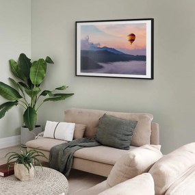 Plakat Warto marzyć 42x29,7 cm z ramą czarną z marginesem ARTGEIST B