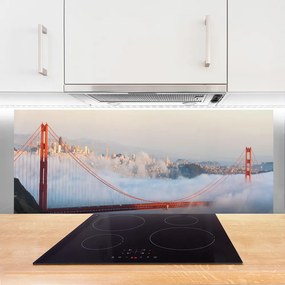 Panel Szklany Most nad Oceanem Chmur