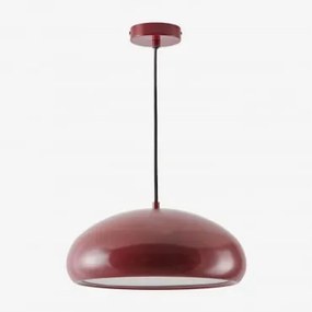 Lampa Sufitowa Metalowa Hilma Czerwone Wino - Sklum