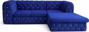 Elegancki i funkcjonalny narożnik Moet Light z funkcją spania dla komfortu i stylu 255x195 cm