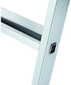 Zarges Składana aluminiowa drabina platformowa - 7 stopni, 1,8 m