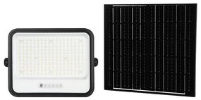 Naświetlacz solarny LED ściemnialny/400W/3,2V IP65 20000 mAh czarny + pilot zdalnego sterowania