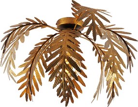Inteligentna lampa sufitowa złota 45 cm okrągła z Wifi G95 - Botanica