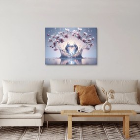 Obraz - Diamentowe serce (70x50 cm)