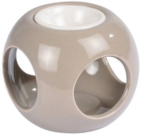 Kominek ceramiczny w formie kostki, wys. 6 cm