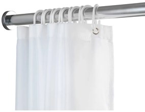 Drążek teleskopowy w kolorze srebra do łazienki Wenko Luz, dł. 110-185 cm