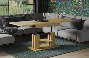 Ława rozkładana podnoszona ISO 110(170)x65 dąb artisan ENDO