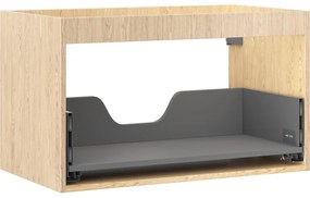 Mexen Box-A korpus szafki podumywalkowej 80 cm, 1 szuflada, dąb - 91AX0-0800-470-1-81