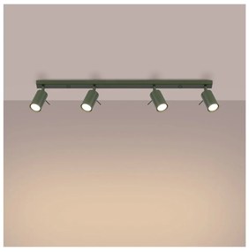 Zielona lampa sufitowa 6x81 cm Etna – Nice Lamps