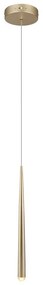 Lampa wisząca LED w kolorze złota ø 14 cm Cala – Trio Select