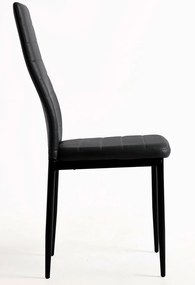 Pakiet 4 krzese Lauter ze sztucznej skóry