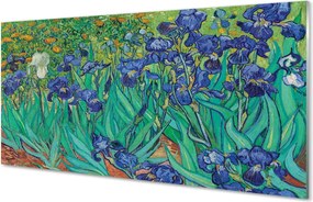 Szkło do Kuchni na Ścianę Irysy - Vincent Van Gogh