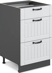 Szafka dolna do kuchni biały domek wiejski 50x51.6x82 fame-line