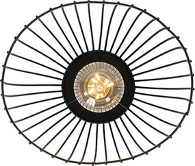 Designerska lampa sufitowa czarna 20cm - Pua