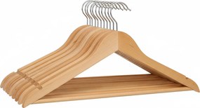 Wieszaki drewniane na ubrania do szafy 10 szt