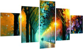 Obraz - Nocny spacer (125x70 cm)