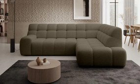 Narożnik COCOON L z elektryczną regulacją siedziska Prawostronny w tkaninie JAGUAR 08