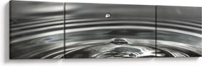 Obraz kropli wody (170x50 cm)
