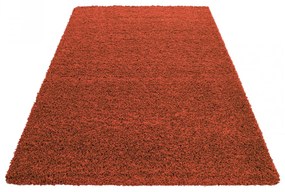 Dywan shaggy jednokolorowy ceglany 100 cm x 200 cm