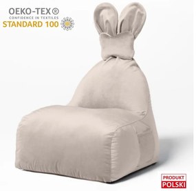 Beżowy dziecięcy worek do siedzenia Funny Bunny – The Brooklyn Kids
