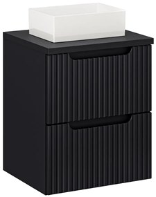 Szafka pod umywalkę NOVA BLACK 82-50-2S 50cm czarna COMAD