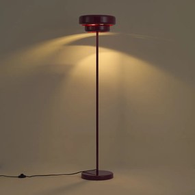 Lampa podłogowa retro śliwkowa 140 cm - Ophelia
