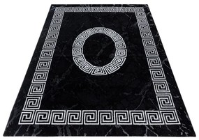 Dywan klasyczny Plus Ornament czarno-kremowy 280 cm x 370 cm