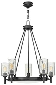 Hinkley HK-COLLIER5-BX - Żyrandol na łańcuchu COLLIER 5xE27/40W/230V śr. 68,5 cm