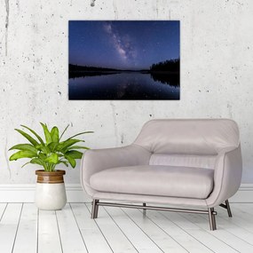 Obraz na szkle nocnego nieba (70x50 cm)