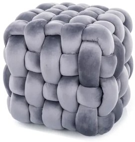 PUF FARIS VELVET SZARY TAP. 252 SIGNAL