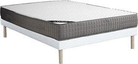 Zestaw 140 x 190 cm stelaż uniwersalny + materac piankowy 11-strefowy z pamięcią kształtu grub. 22 cm - DANEVO marki YSMÉE