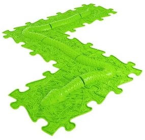 Woopie mata sensoryczna ortopedyczna puzzle wąż zielony 6 el.
