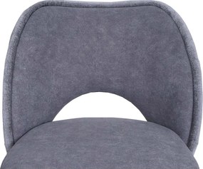 Krzesło do jadalni MCW-N72 (zestaw 6 sztuk),  ciemnoszary