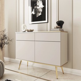 Komoda VENEZIA 107 cm do Salonu Sypialni Beżowy
