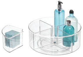 Okrągły przezroczysty pojemnik iDesign The Home Edit, Ø 29 cm