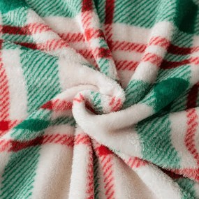Mikropluszowy koc WINTER PLAID, kolorowy Rozmiar: 200 x 220 cm