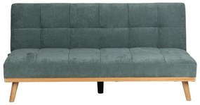 Turkusowa rozkładana sofa z tkaniny szenilowej 178 cm – Ixia