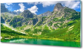 Panel do kuchni Jezioro w górach