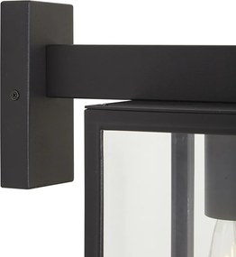 Przemysłowa lampa ścienna zewnętrzna ciemnoszara IP44 - Sutton Down