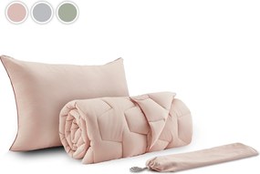 Poduszka i kołdra Adaptivego Lux z termoregulacją 140x200 cm CAMEO ROSE