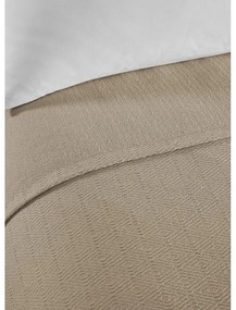 Beżowa bawełniana narzuta na łóżko dwuosobowe 200x230 cm Serenity – Mijolnir