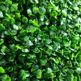 HOMCOM Zestaw 2 sztucznych kul bukszpanowych, Sztuczne rośliny, Roślina pokojowa z ochroną UV, Dekoracyjna roślina, do wnętrz i na zewnątrz, Zielony