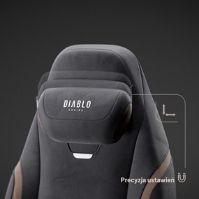 Fotel gamingowy Diablo X-Eye 2.0 Normal Size, Soft Black