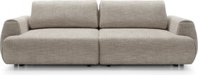 Rozkładana kanapa nowoczesna ciepły szary R3-W66