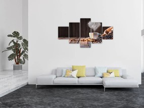 Obraz - Czas na kawę (125x70 cm)