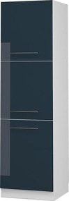 Szafka kuchenna ciemnoniebieski wysoki połysk 60x58x206.8 fame-line