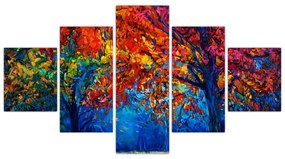 Obraz malowania natury (125x70 cm)