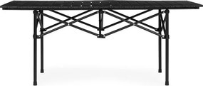 Składany stolik turystyczny Trevio 1201, 119x55,5 cm, czarny